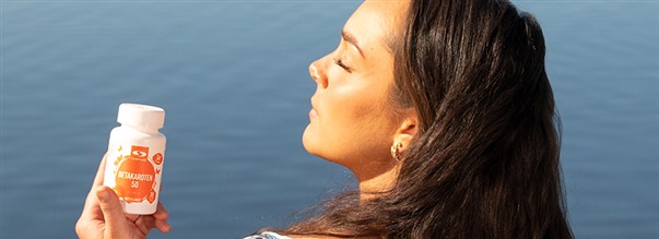 Pivettynyt iho beetakaroteenilla