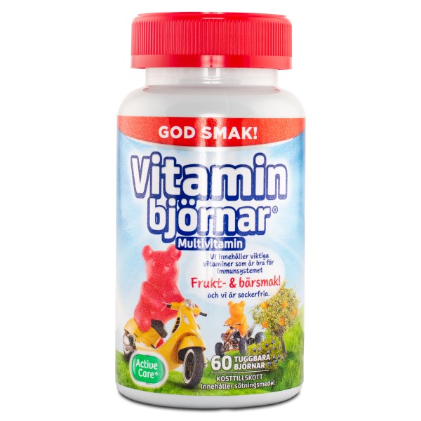 Active Care Vitamiinikarhut, 60 kpl