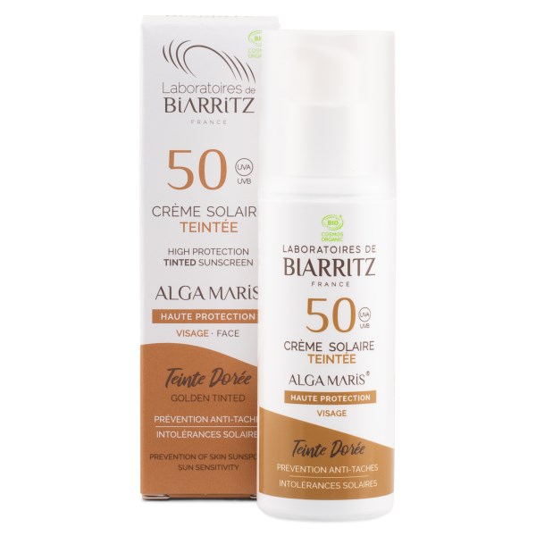 Alga Maris Sävytetty Aurinkovoide SPF 50, 50 ml, Golden