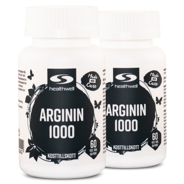 Healthwell Arginiini 1000, 120 tablettia