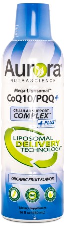Pienoiskuva Aurora Liposomaalinen CoQ10/PQQ, 480 ml