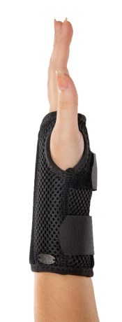 Pienoiskuva Back on Track Carpus 1 Rannetuki kiskoilla, Vasen, S/M, Musta