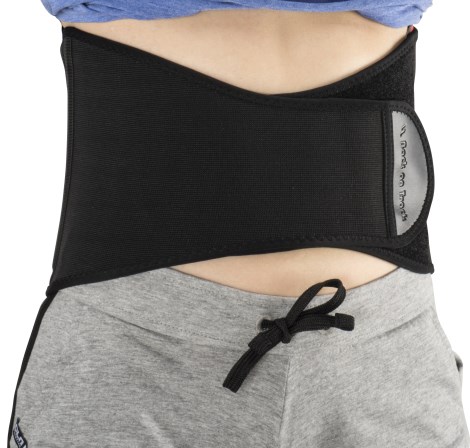 Pienoiskuva Back on Track Selk�tuki, Kapea etuosa, S, Musta