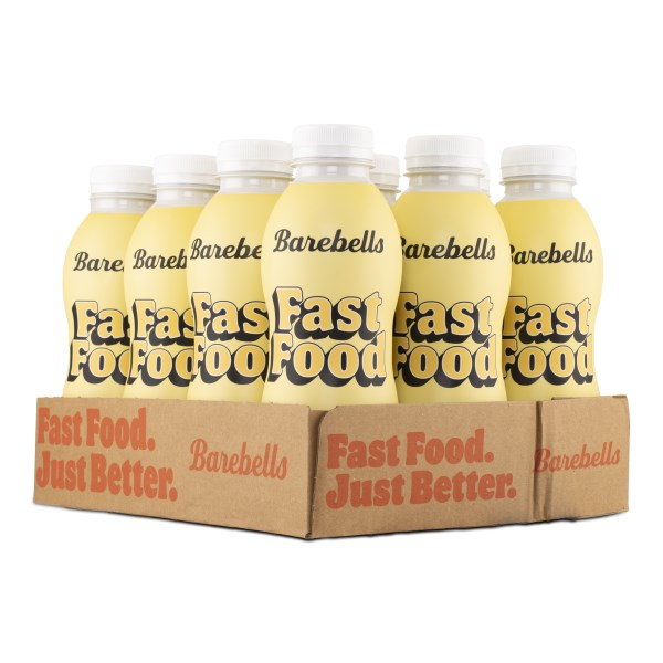 Barebells Fast Food -juomasta, Vanilja, 12 kpl