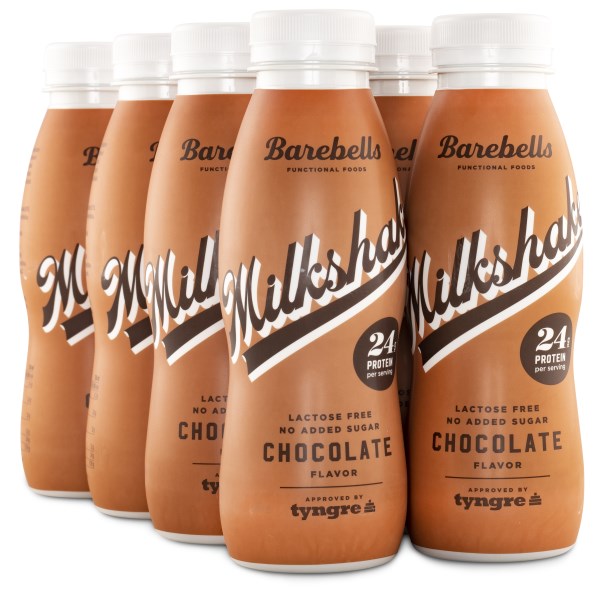 Barebells Milkshake, Suklaa, 8-pack