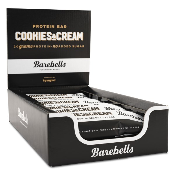 Barebells Protein Bar, Cookies & Cream, 12 kpl