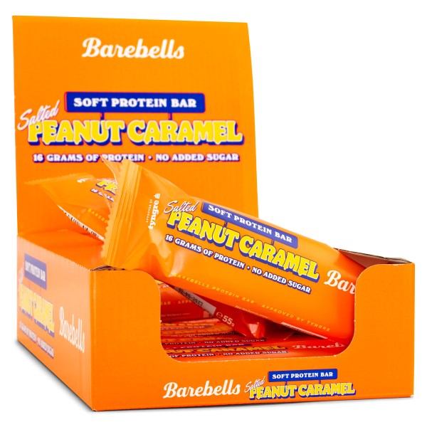 Barebells Soft Protein Bar, Salted Peanut Caramel, 12 kpl