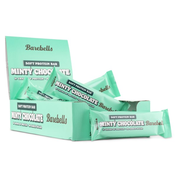 Barebells Soft Protein Bar, Minty Chocolate, 12 kpl