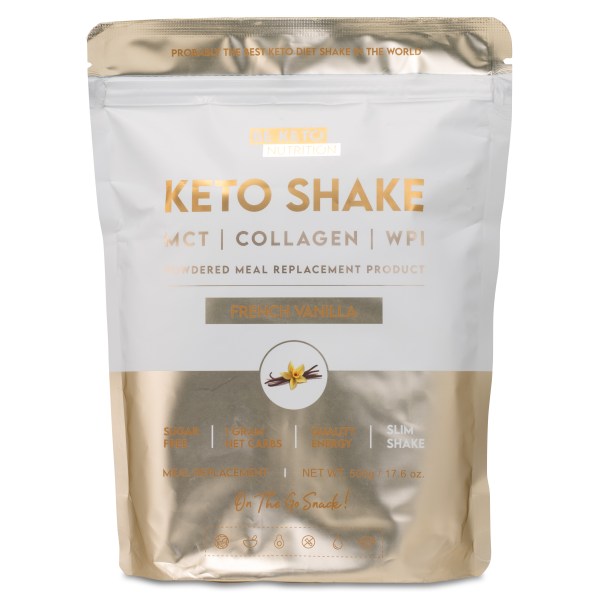 BeKeto KETO Shake, French Vanilla, 500 g