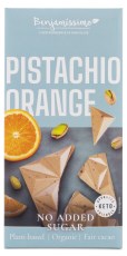 Pienoiskuva Benjamissimo Choklad Sockerfri, Pistaasi & Appelsiini, 60 g