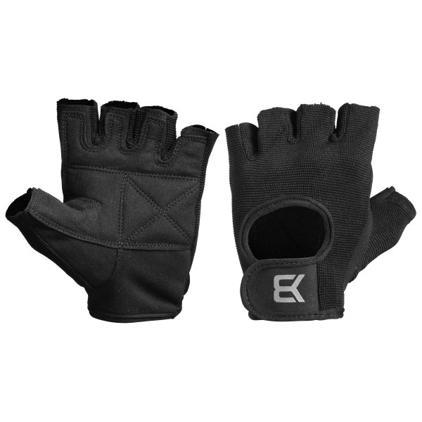 Better Bodies Basic Gym Gloves, L, Musta