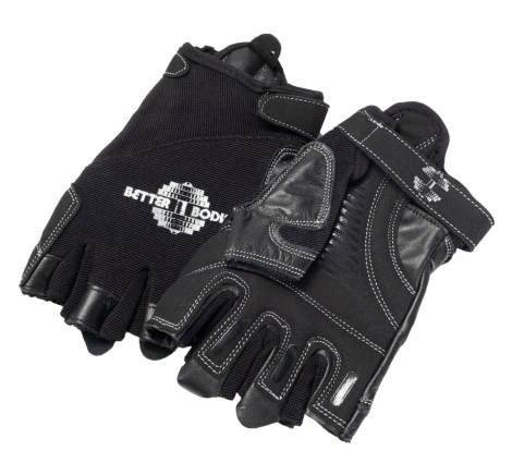 Pienoiskuva Better Bodies Pro Gym Gloves, L, Black/Black