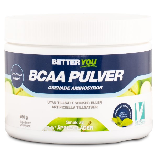 Better You BCAA Jauhe, Omena/Selja, 250 g