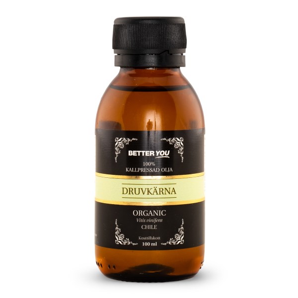Better You Kylmäpuristettu Rypäleöljy, 100 ml