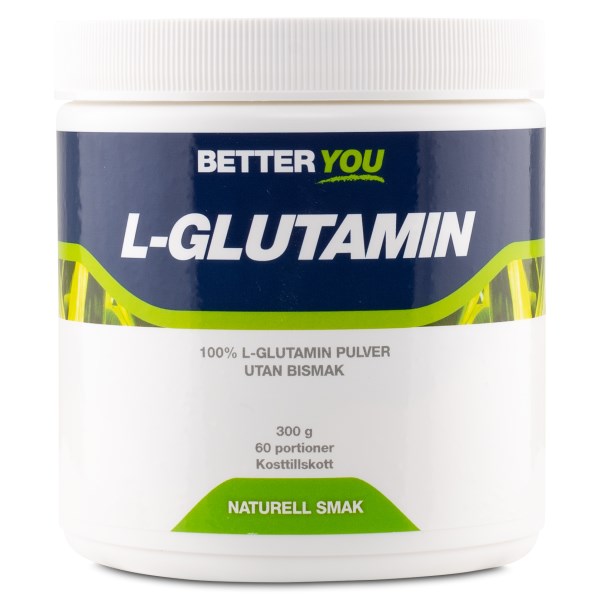 Better You L-Glutamiini, Maustamaton, 300 g