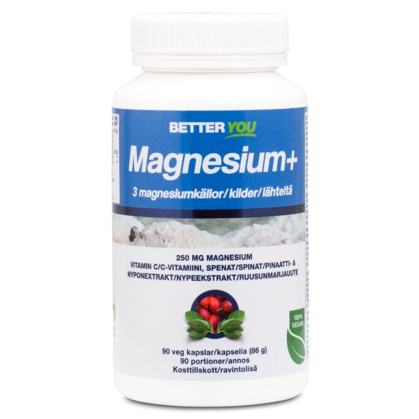 Better You Magnesium Plus, 90 kapselia