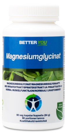 Pienoiskuva Better You Magnesiumglysinaatti, 90 kapselia