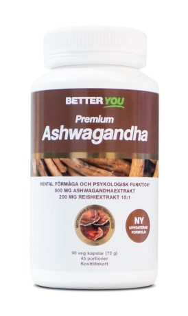 Pienoiskuva Better You Premium Ashwagandha, 90 kapselia