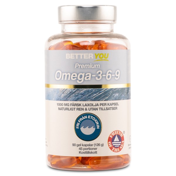 Better You Omega-3 Premium, 90 kapselia