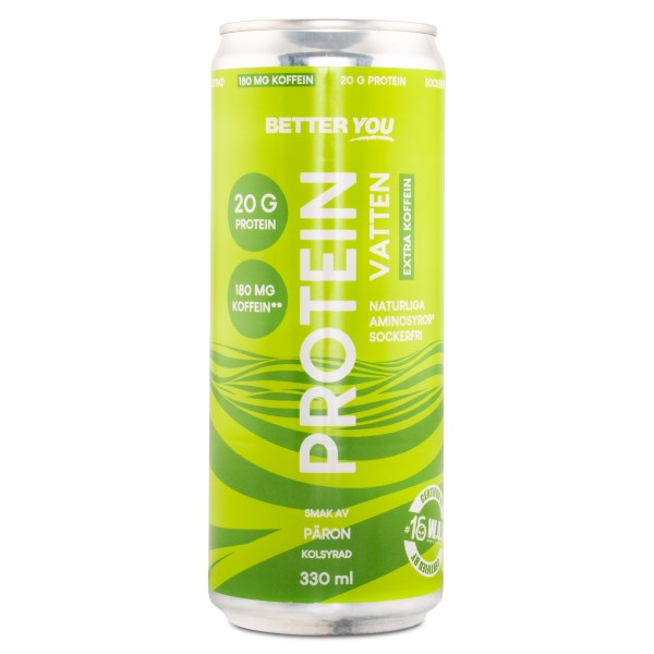 Better You Proteiinivesi Kofeiinilla,180 mg, Päärynä