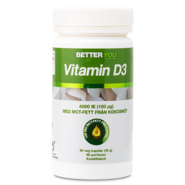 Better You D3-vitamiini, 90 kapselia