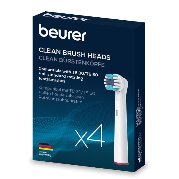 Beurer Hammasharjan pää, 4-pack, Clean