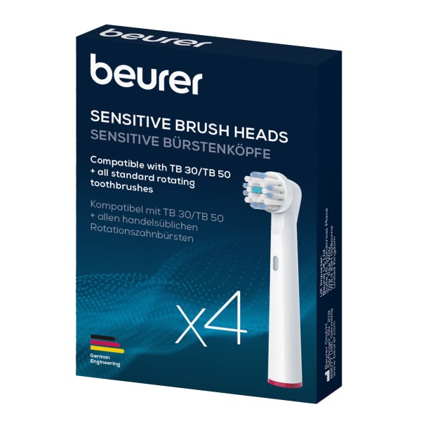 Beurer Hammasharjan pää, 4-pack, Sensitive