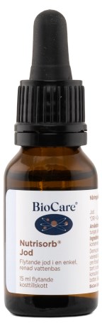 Pienoiskuva BioCare Nutrisorb Jod, 15 ml