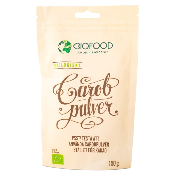 Biofood Carob-jauhe, Luomu, 150 g