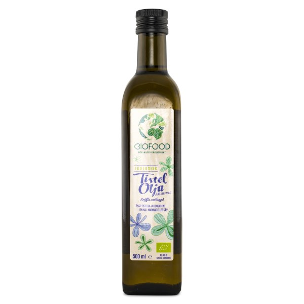 Biofood Safloriöljy EKO, 500 ml