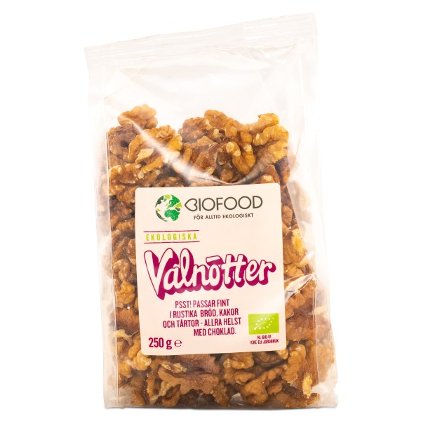 Biofood Saksanpähkinät Luomu, 250 g