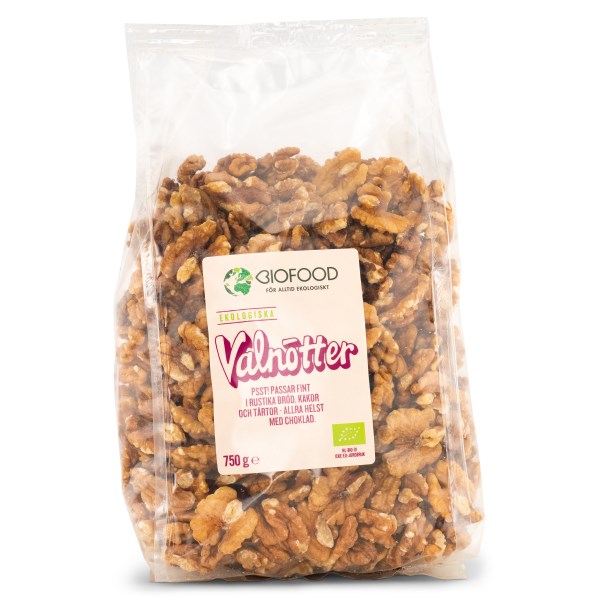 Biofood Saksanpähkinät Luomu, 750 g