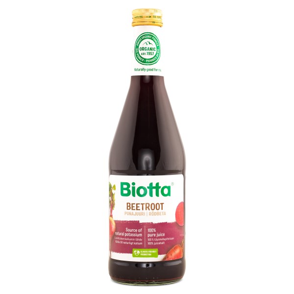 Biotta puhdas ja luonnollinen punajuurimehu, 500 ml