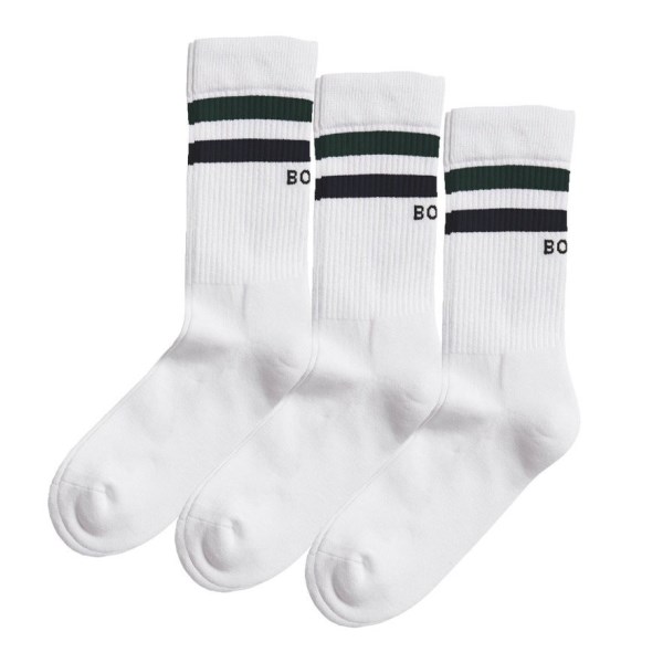 Björn Borg Core Crew Sock 3-pack, 41-45, Valkoinen