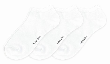 Pienoiskuva Bj�rn Borg Essential Steps 3-parin Pakkaus, 43-46, Valkoinen