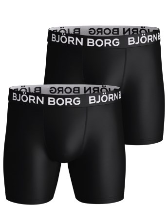Pienoiskuva Bj�rn Borg Performance Boxer 2-pack, M, Musta