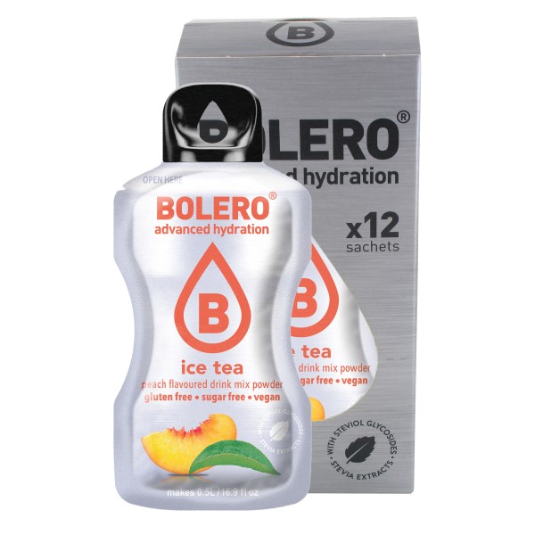 Bolero Sticks  Drinks, Ice Tea Peach, 12 kpl