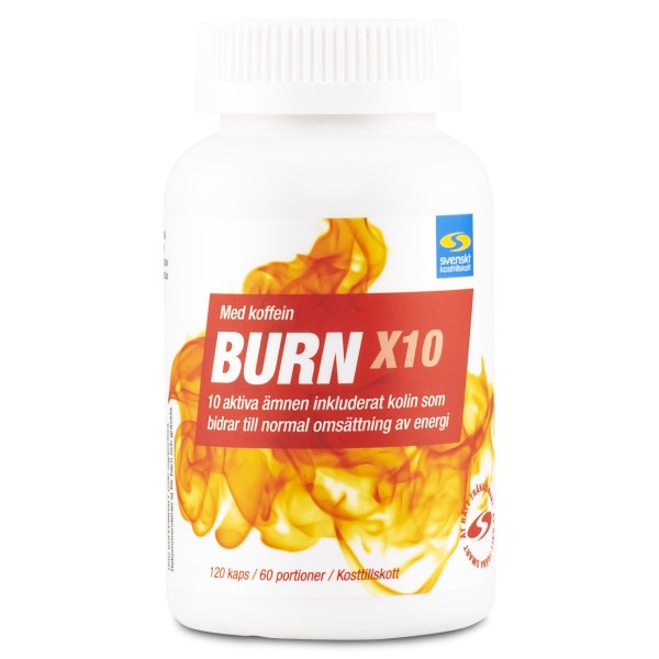 BURN, 120 kapselia, Kofeiinin kanssa