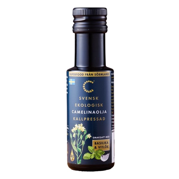Camelina Camelinaöljy Krav  Basilika-Valkosipuli, 100 ml