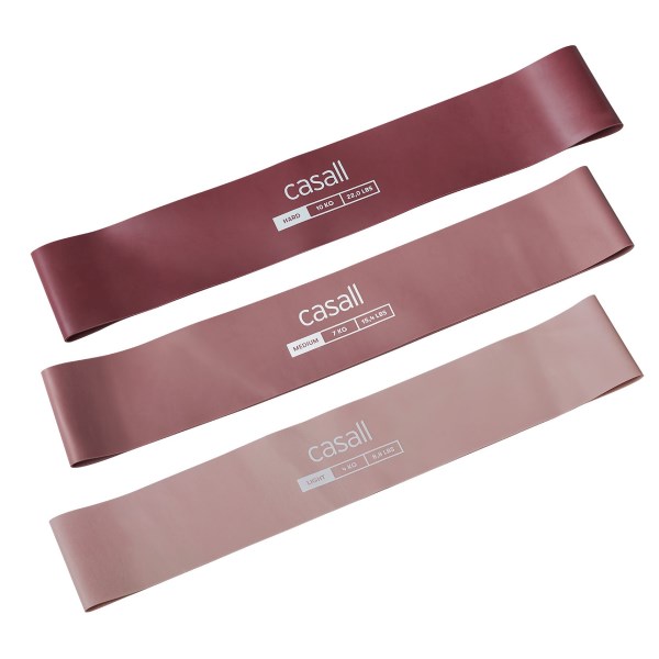 Casall Rubber band Vastuskuminauhat 3 kpl, 3-pack, Pinkki