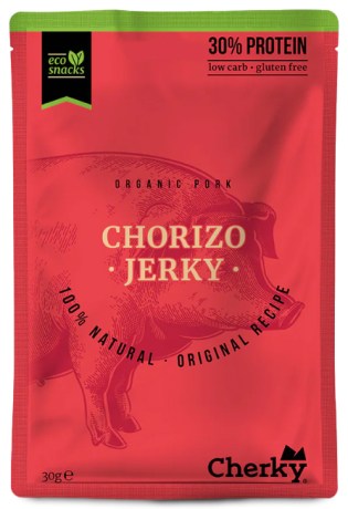 Pienoiskuva Cherky Foods Pork Jerky Eco, Chorizo, 30 g