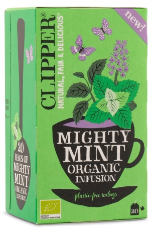 Pienoiskuva Clipper Tea Mighty Mint Infusion, 20 pussia