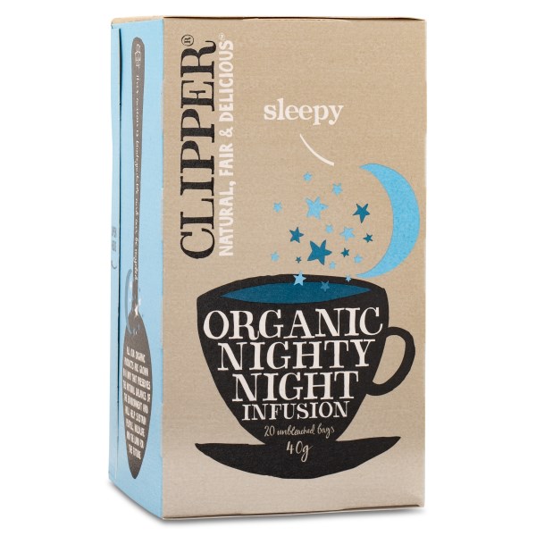 Clipper Tea Nighty Night Luomu, 20 pussia