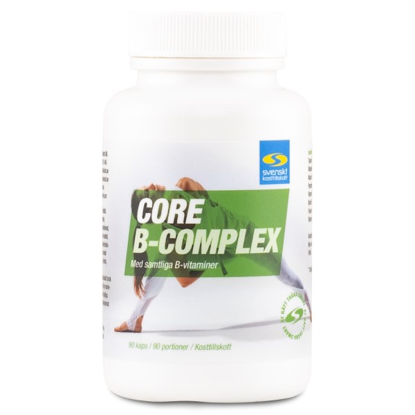 Core Vitamin B-Complex+, 90 kapselia