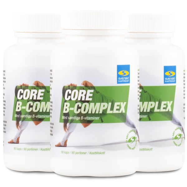 Core Vitamin B-Complex+, 270 kapselia