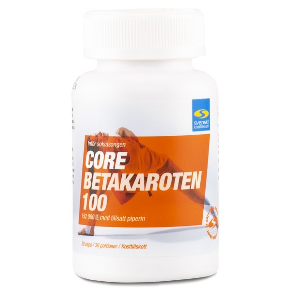 Core Beetakaroteeni 100, 30 kapselia