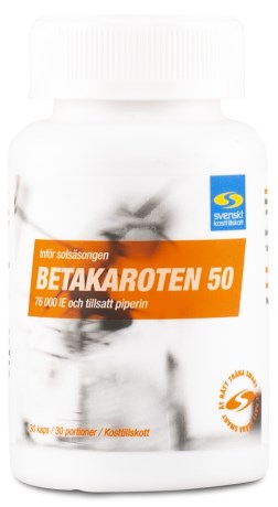 Pienoiskuva Core Beetakaroteeni 50, 30 kapselia