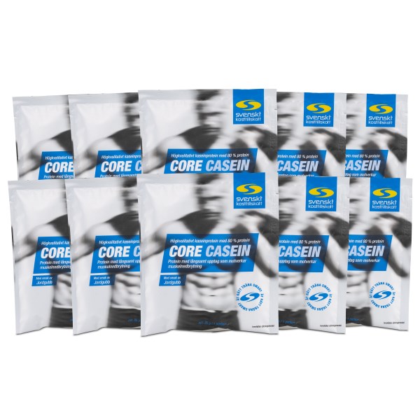 Core Casein Annospussi, Mansikka, 10-pack