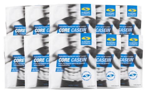 Pienoiskuva Core Casein Annospussi, Sitruuna & Vanilja, 10-pack
