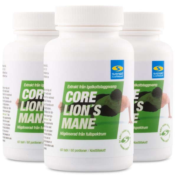 Core Lions Mane, 180 tablettia